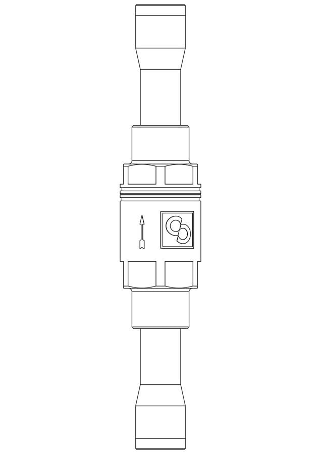 CASTEL CHECK VALF 3 1/8 KAYNAKLI