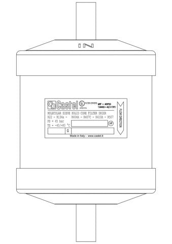 CASTEL DRAYER 1/2 WELDED (304S)