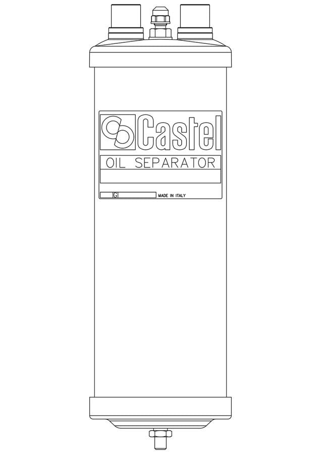 CASTEL YAĞ AYIRICI 1/2