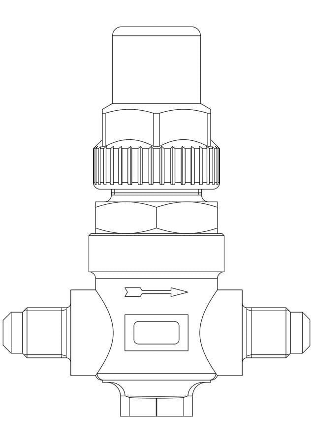 CASTEL CAPPED VALF 3/4 RAKORLU