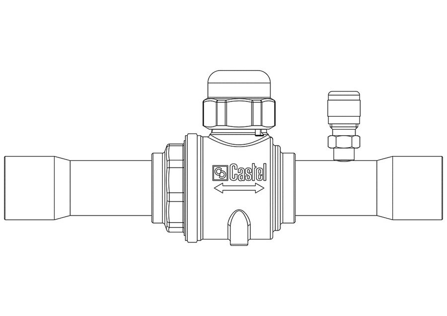 CASTEL BALL VALVE 1/2 VALVE