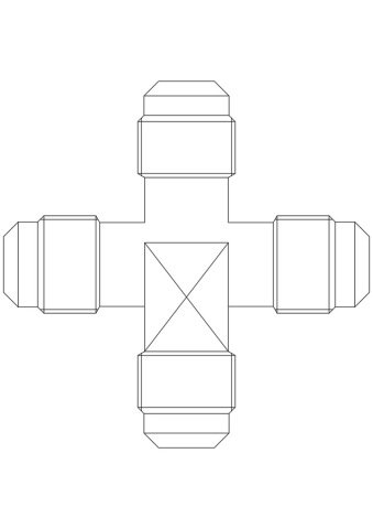 CASTEL PİRİNÇ FITTINGS STAVROZ 1/4''