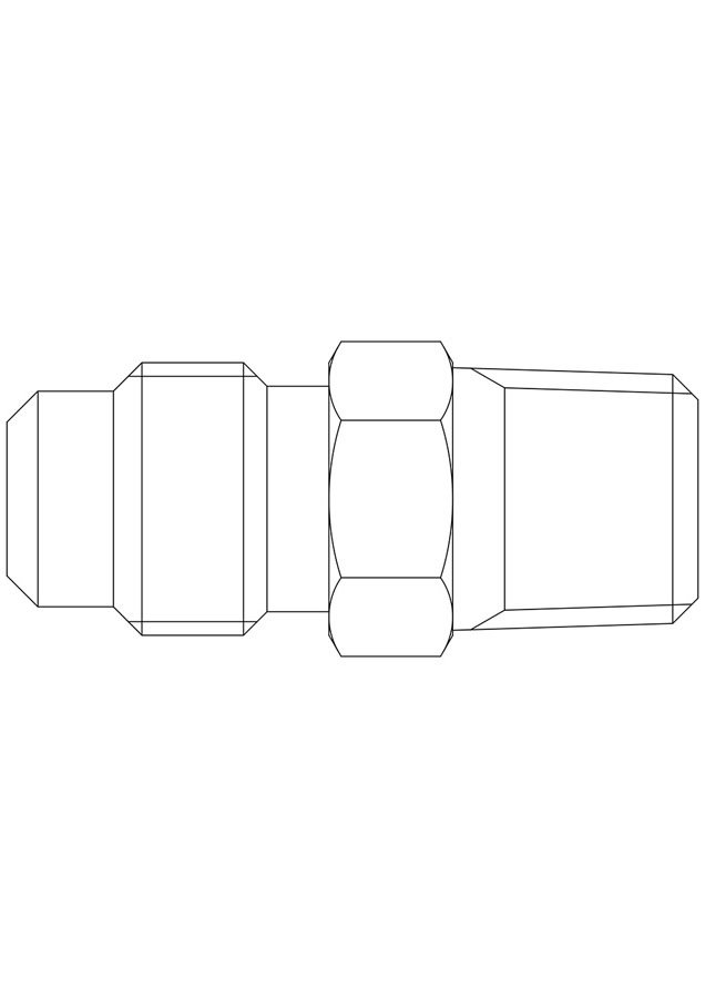 اتحاد ضاغط كاستل 1/4 "- 1/4" NPT