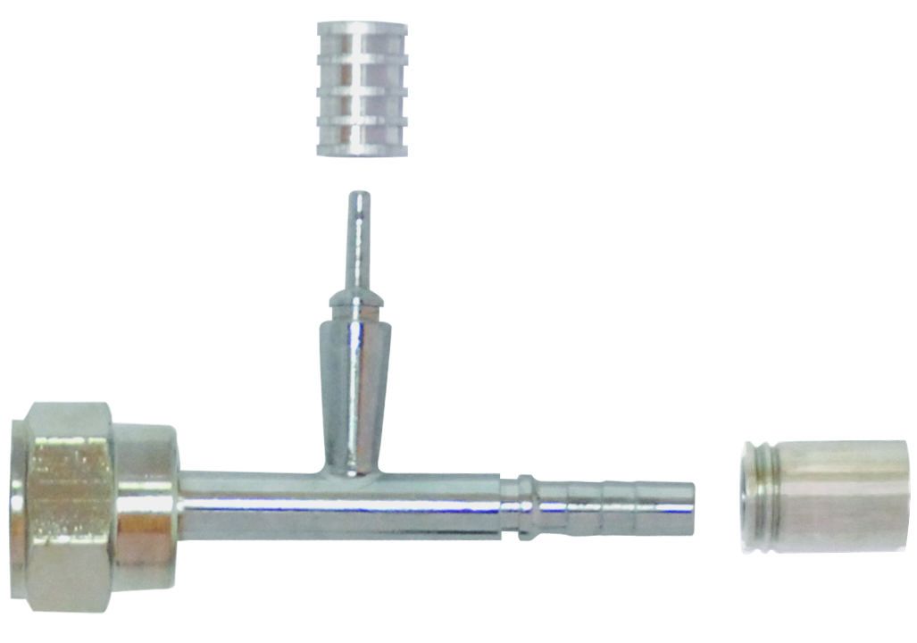 TEE 1/4'' 2MM VE 5MM (TEE FOR 2 MM & 5 MM)