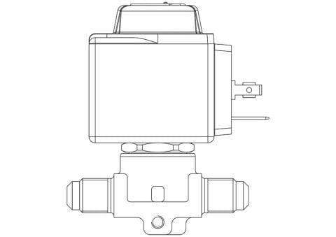 CASTEL SOLENOID VALVE 1/4 FITTING