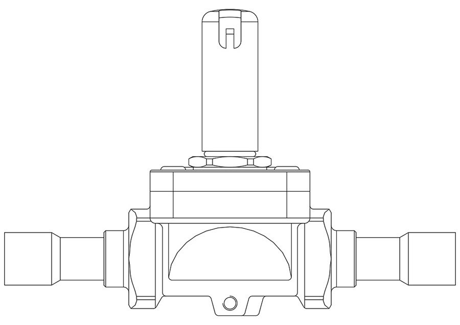 CASTEL SOLENOID VALF 1/2 KAYNAKLI BOBİNSİZ