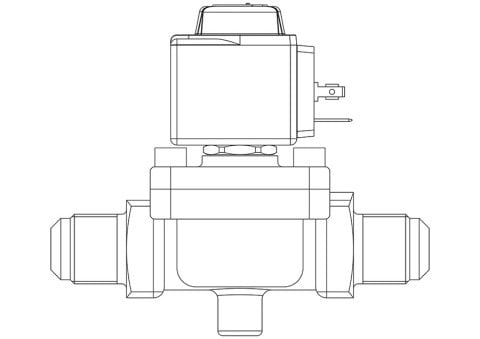 CASTEL SOLENOID VALF 3/4 RAKORLU