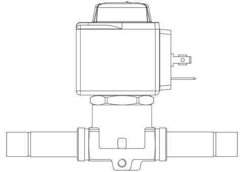 CASTEL SOLENOID VALF 1/2 KAYNAKLI
