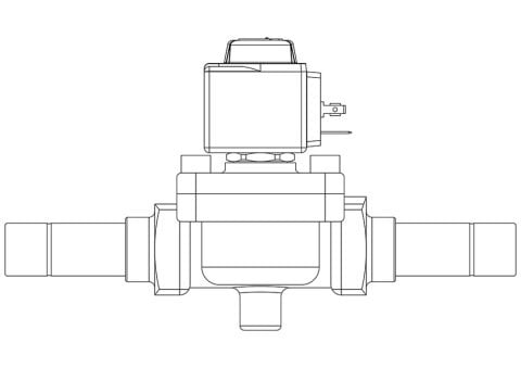 CASTEL SOLENOID VALF 3/4 KAYNAKLI