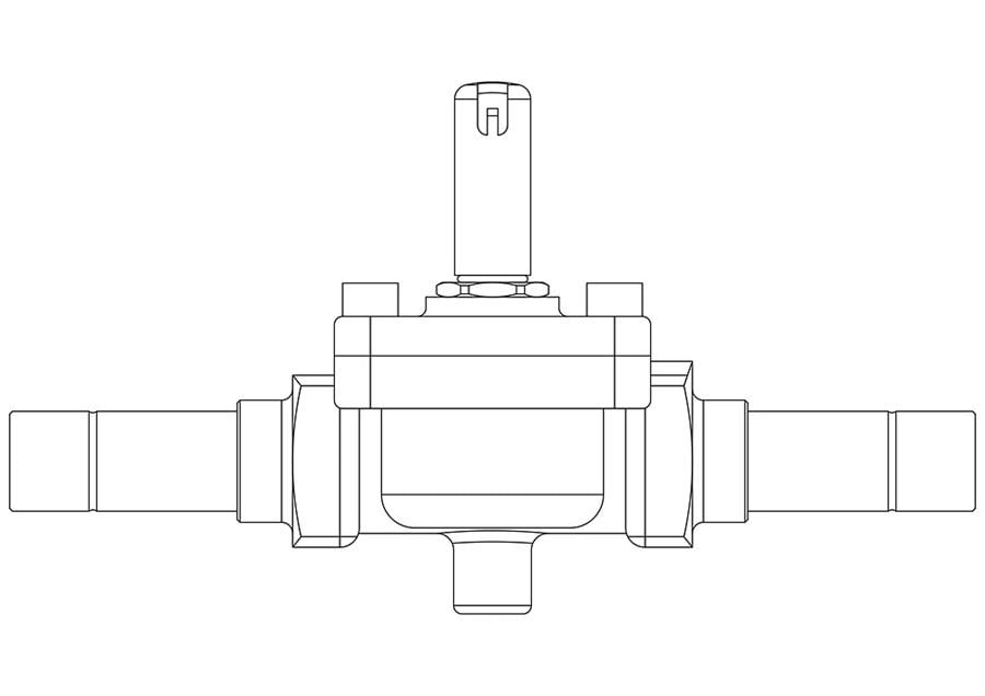 CASTEL SOLENOID VALF 5/8 KAYNAKLI BOBİNSİZ